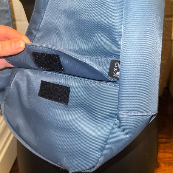 AmeriBag Healthy Backpack Blue Nylon Crossbody - Picture 5 of 13